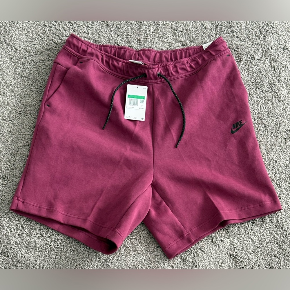 Nike Sportswear Tech Fleece Mens Shorts Rosewood CU4503-653‎ Size XL